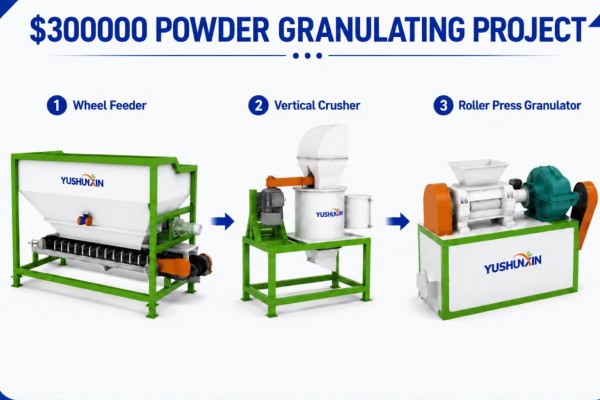 $300,000 powder pelleting line