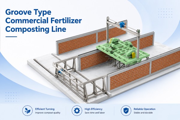 Groove Type Commerical Fertilizer Composting Line